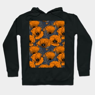 Orange poppy garden 2 Hoodie